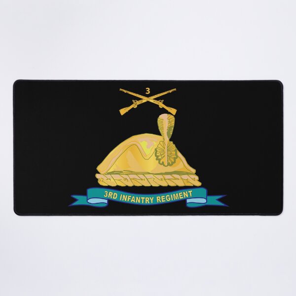 Item preview, Army - 3rd Infantry Regiment - Gold - w Br - Ribbon designed and sold by Military Insignia Products.