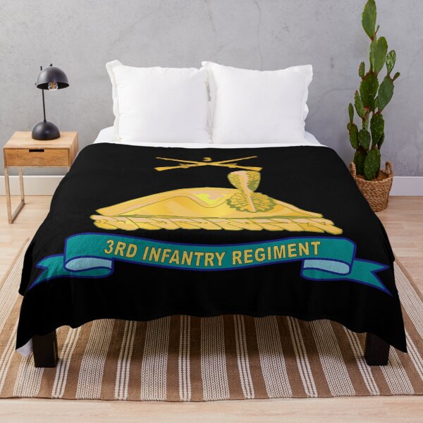 Artikelvorschau, Armee - 3. Infanterieregiment - Gold - mit Br - Band entworfen und verkauft von Military Insignia Products.