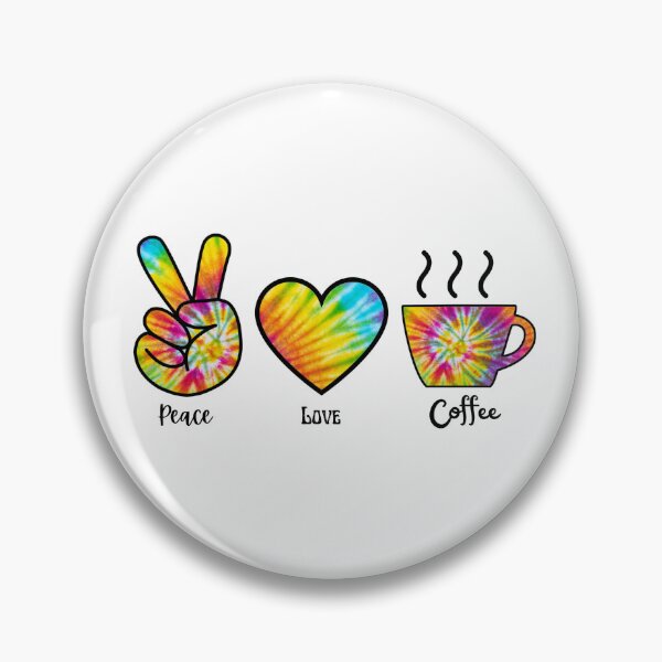 Item preview, Peace Love Coffee – The Iconic Tie-Dye Coffee Design designed and sold by caFUNated.