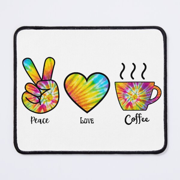 Item preview, Peace Love Coffee – The Iconic Tie-Dye Coffee Design designed and sold by caFUNated.