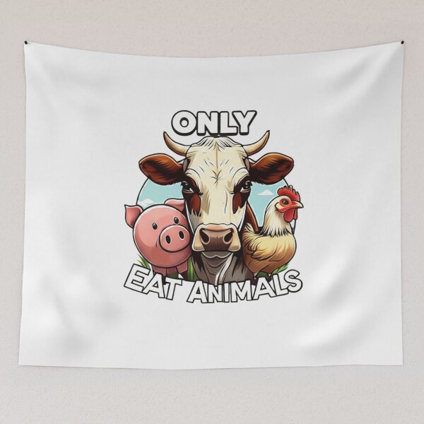 Item preview, Only Eat Animals designed and sold by RICoyote.