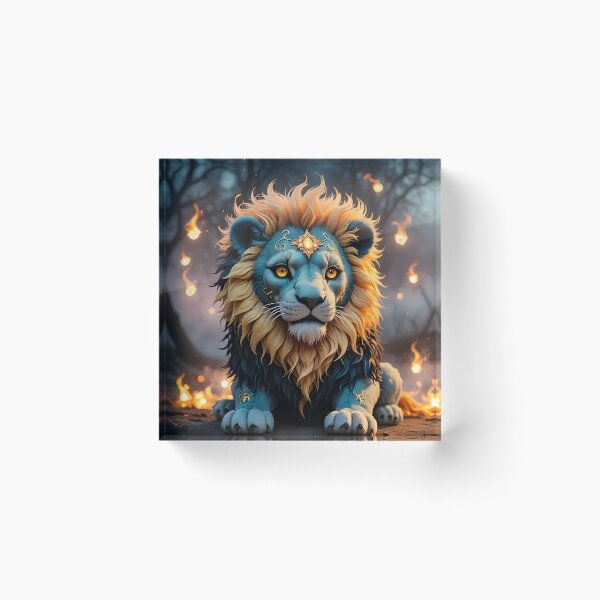 Item preview, Dark and whimsical Leo lion  designed and sold by ShyannT.