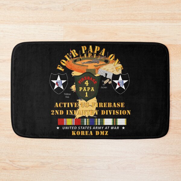 Item preview, Army - 4P1 - Active Firebase - 2nd ID w KOREA SVC designed and sold by Military Insignia Products.