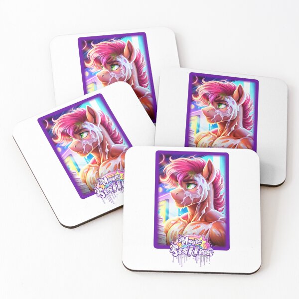 Item preview, MAGIC STALLION - CREAM PIE SPLATTER VR3 (WHITE) designed and sold by Dolls X Beauty.