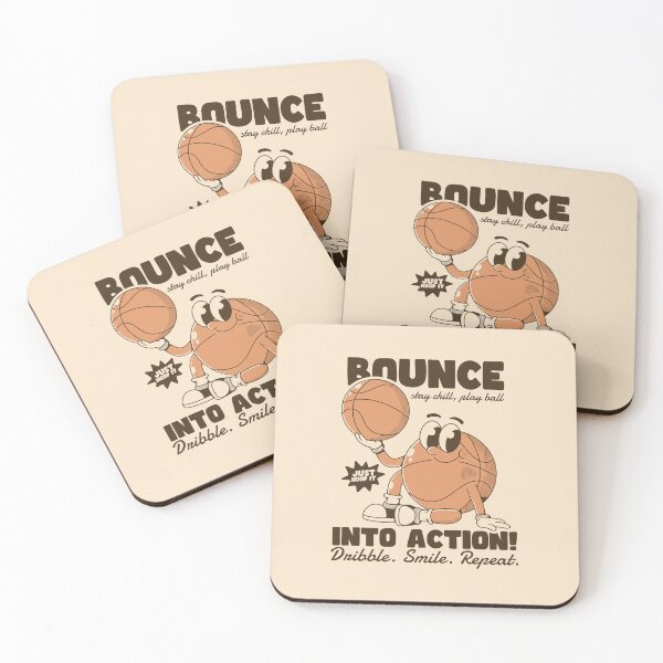 Item preview, Bounce Into Action Cute Retro Basketball Character Tee designed and sold by adipra.