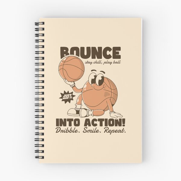 Item preview, Bounce Into Action Cute Retro Basketball Character Tee designed and sold by adipra.