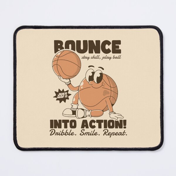 Item preview, Bounce Into Action Cute Retro Basketball Character Tee designed and sold by adipra.