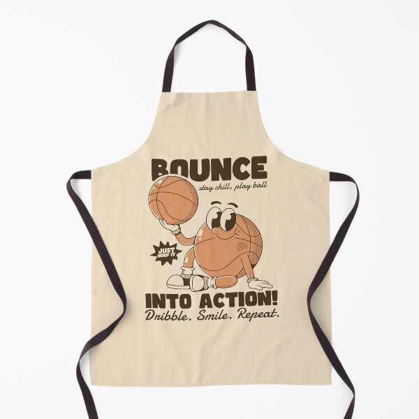 Item preview, Bounce Into Action Cute Retro Basketball Character Tee designed and sold by adipra.