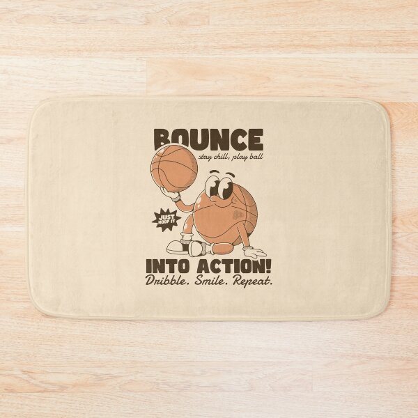 Item preview, Bounce Into Action Cute Retro Basketball Character Tee designed and sold by adipra.