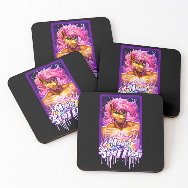 Item preview, MAGIC STALLION - CREAM PIE SPLATTER (BLACK) designed and sold by Dolls X Beauty.