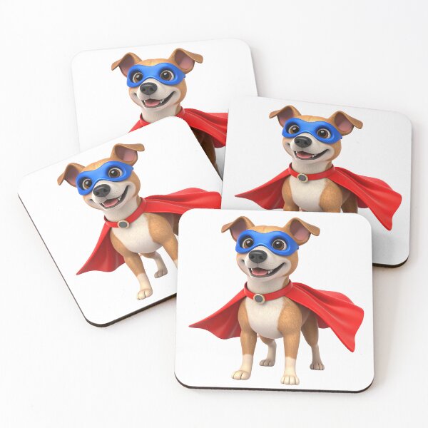 Item preview, 3D Dog Wearing Superhero Cape – Cute Hero Pup Character Illustration designed and sold by PrintCreations9.