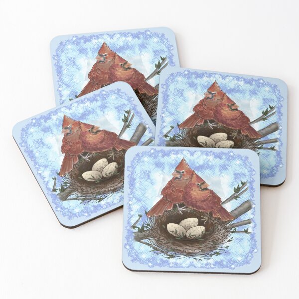 Item preview, Nesting Cardinals designed and sold by artmuvz.