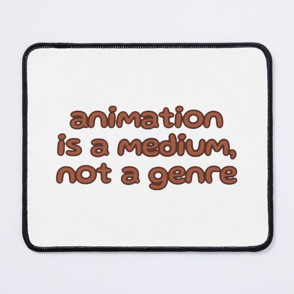 Item preview, Animation is a medium, not a genre designed and sold by Green Crayon Art.