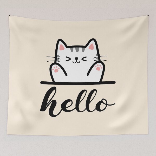 Item preview, Meowgical Cute Cat T-Shirt – Kawaii Tabby Cat Magic Pun Tee The Design By Gao designed and sold by thedesignbygao.