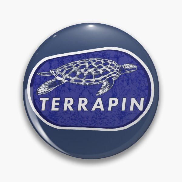 Item preview, Terrapin Turtle Batik Blue designed and sold by AuroraXGreen.