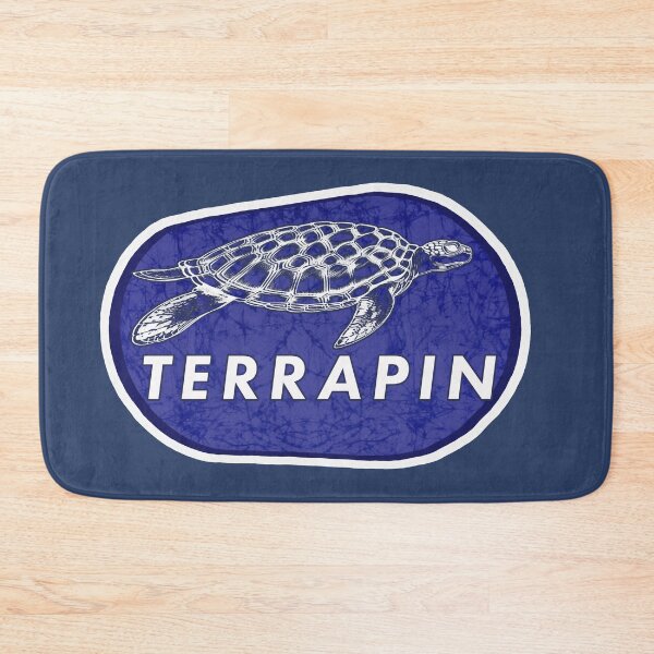 Item preview, Terrapin Turtle Batik Blue designed and sold by AuroraXGreen.