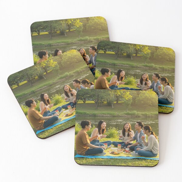 Item preview, Park scenery on a weekend afternoon designed and sold by ready2pics.