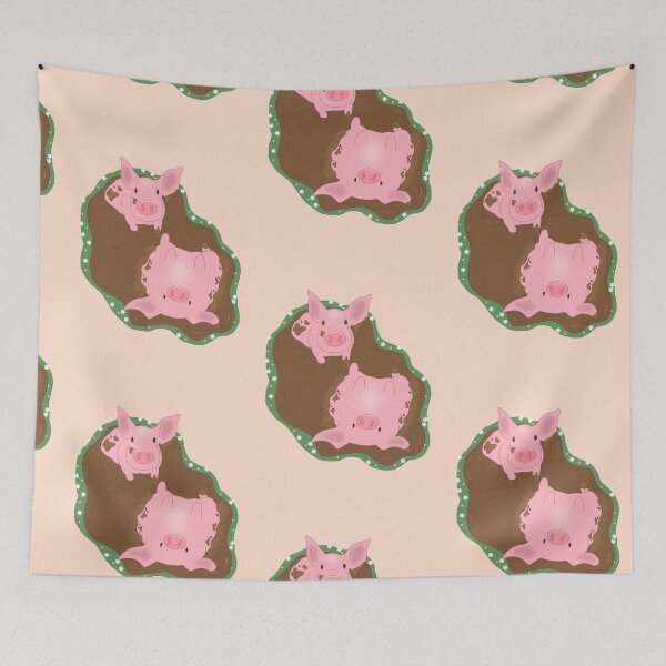 Item preview, Muddy pigs designed and sold by SunDoodleArt.