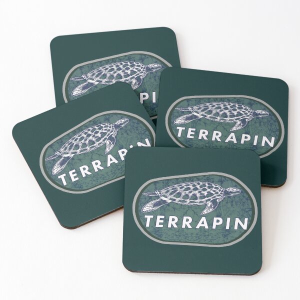 Item preview, Terrapin Turtle Batik Green designed and sold by AuroraXGreen.