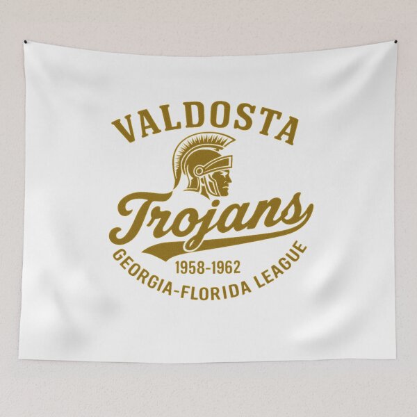 Item preview, Valdosta Trojans – Vintage Georgia–Florida League Baseball Logo (1958–1962) designed and sold by BackstopAndCo.