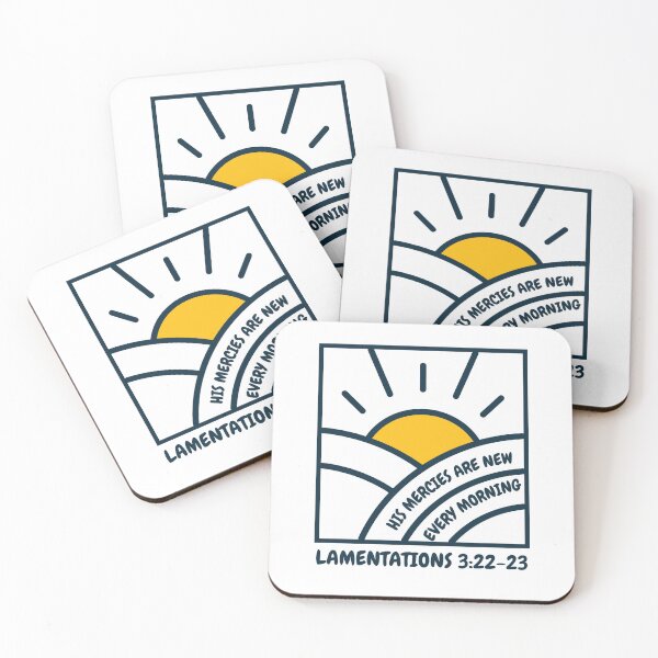 Item preview, His Mercies Are New Every Morning - Lamentations 3:22-23 designed and sold by MoriaStore.