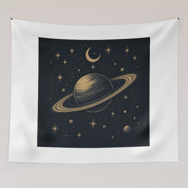 Item preview, Golden Planetary Map designed and sold by RYU & KOI DESIGNS.