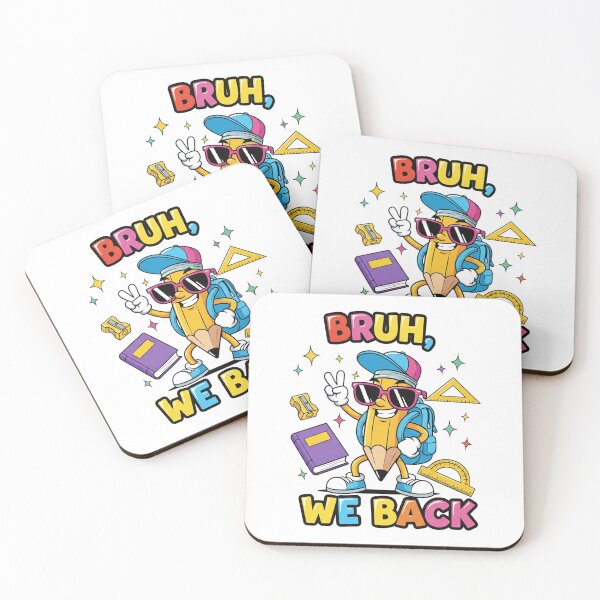 Item preview, Bruh We Back Funny 90s Back To School Pencil designed and sold by Tigerr3g.