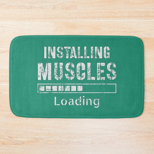 Item preview, Installing Muscles - Fitness Tech Humor Quotes designed and sold by Vicky021.