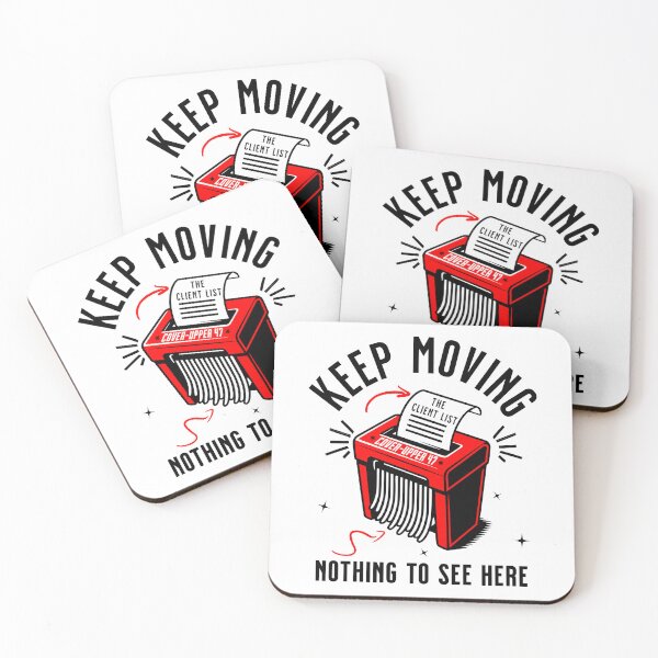 Item preview, Keep Moving Client List Paper Shredder Trump Cover-Up designed and sold by EthosWear.