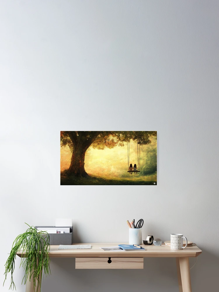 Imagen 2 de 3, Póster con la obra Inseparable, diseñada y vendida por RicoInStudios.