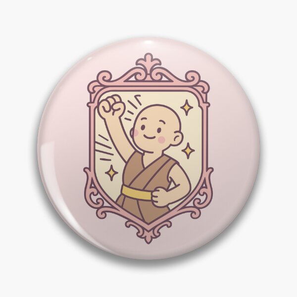 Item preview, Pastel Monk Emblem Fantasy TTRPG designed and sold by pixeptional.
