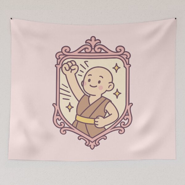 Item preview, Pastel Monk Emblem Fantasy TTRPG designed and sold by pixeptional.