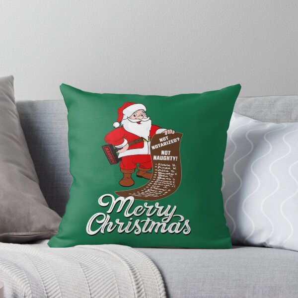 Item preview, Not Notarized, Not Naughty Funny Christmas Notary Design designed and sold by NotaryLife.