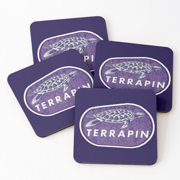 Item preview, Terrapin Turtle Batik Purple designed and sold by AuroraXGreen.