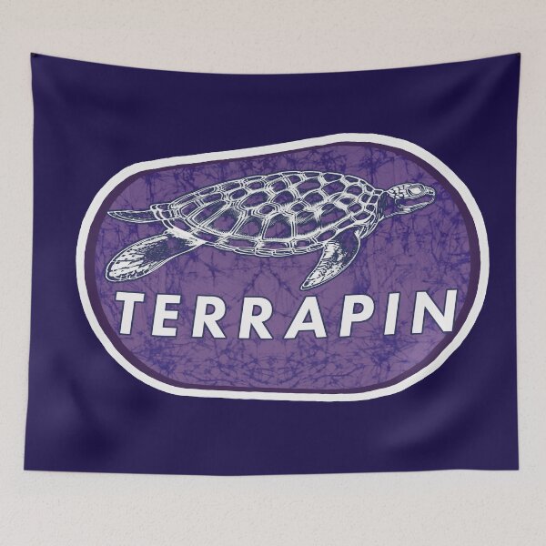 Item preview, Terrapin Turtle Batik Purple designed and sold by AuroraXGreen.