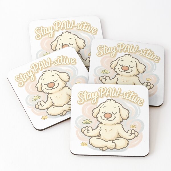 Item preview, Stay Paw‑sitive – Yoga Dog  designed and sold by TONSNAP.