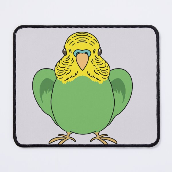 Item preview, Playful Green Budgie Bird with Cheeky Charm designed and sold by tayaan.