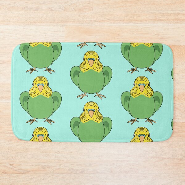 Item preview, Playful Green Budgie Bird with Cheeky Charm designed and sold by tayaan.