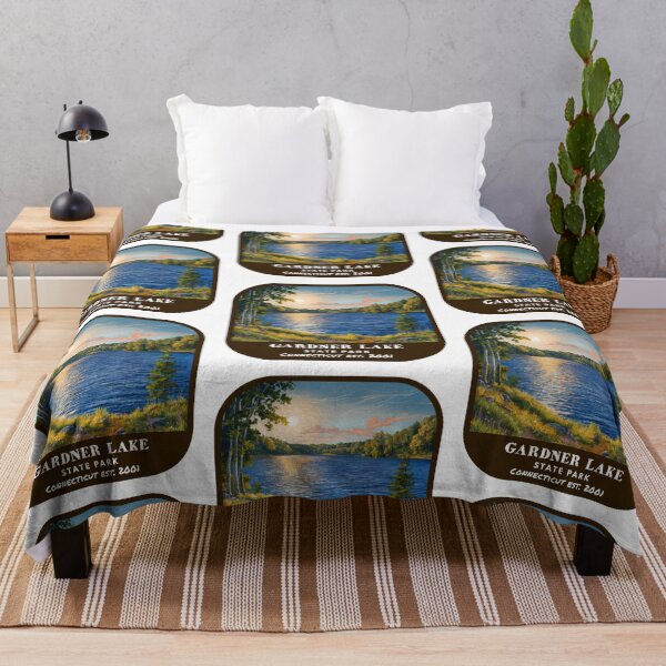 Item preview, Vintage Gardner Lake State Park (Connecticut State Park) designed and sold by RabbitK.