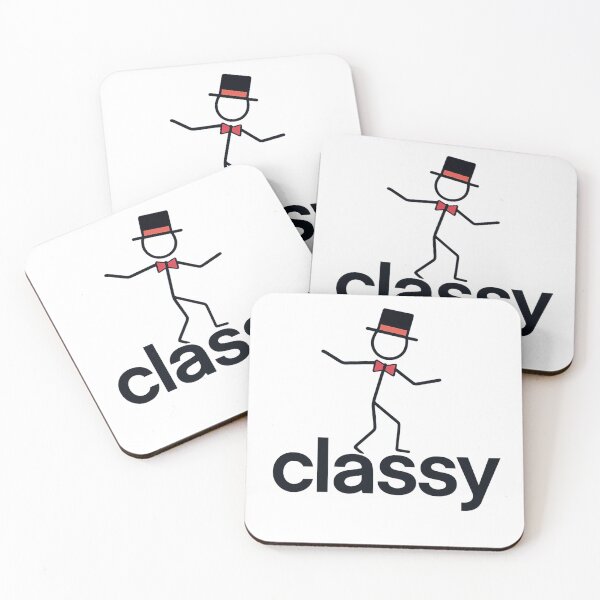 Item preview, STAY CLASSY - minimaliSTICK  designed and sold by CleverCulture.