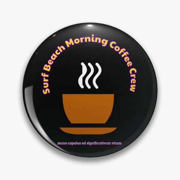 Item preview, Surf Beach Morning Coffee Crew designed and sold by JenGo Creative.