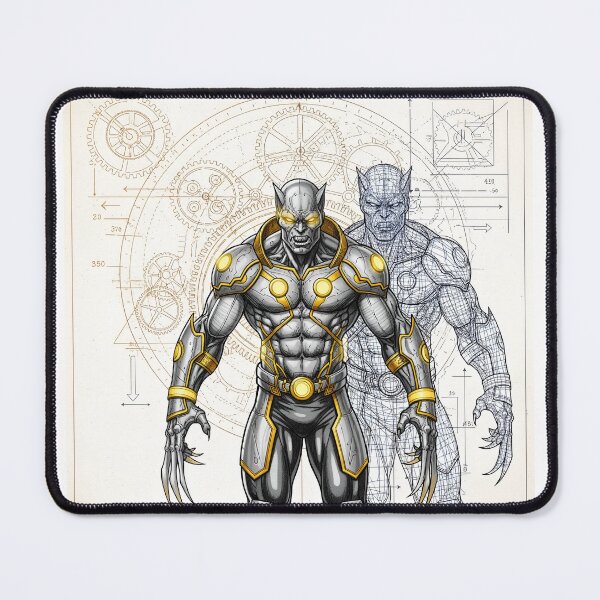 Item preview, Alchemim Panther Mech – Futuristic Hero Blueprint designed and sold by Priyanshu-kaii.