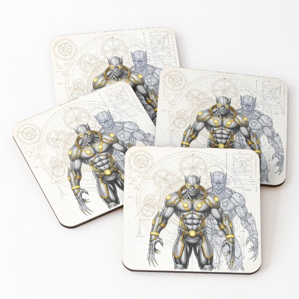 Item preview, Alchemim Panther Mech – Futuristic Hero Blueprint designed and sold by Priyanshu-kaii.