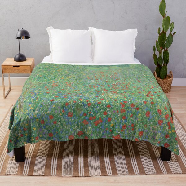 Item preview, Gustav Klimt Blooming Poppies designed and sold by maniacfitness.