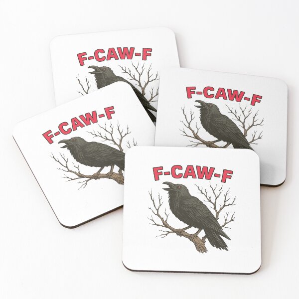 Item preview, Pájaro negro - Cuervo gracioso, F-Caw-F designed and sold by OneSharkx.