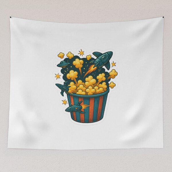 Item preview, Galactic Popcorn War designed and sold by Papurica.