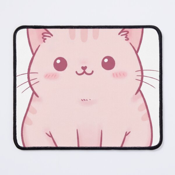 Item preview, Chibi pink cat designed and sold by Mochi-Creates.
