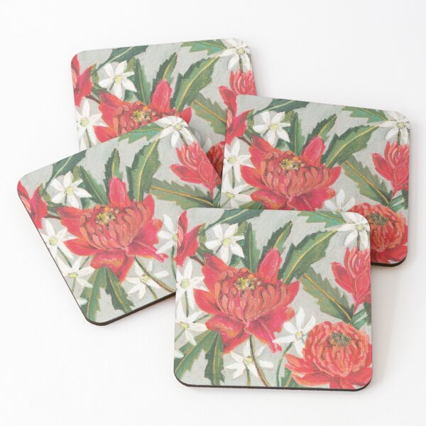 Item preview, Waratah and Flannel Flower  designed and sold by Helen Ashley.