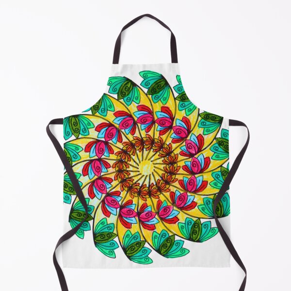 Aperçu de l'œuvre Roue du mandala Joyful Bloom créée et vendue par KornDala88.