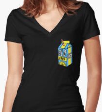 GLO GANG Women's Fitted V-Neck T-Shirt